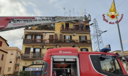 Incendio in appartamento, muore un' anziana in via Flaminia