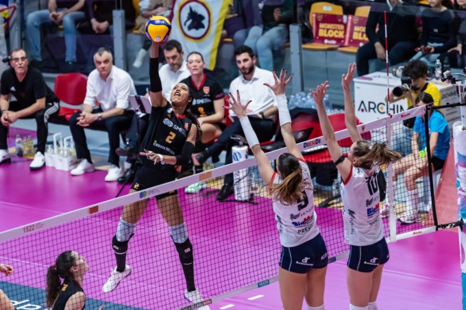 SMI Roma battuta 3 a 0 da Chieri. La salvezza passa dalle ultime due partite