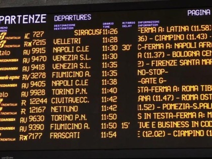 Treni, ripristinato il Roma Termini-Orte delle 17