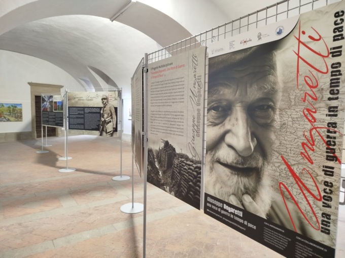 Inaugurata la mostra “Giuseppe Ungaretti: una voce in tempo di pace”