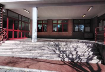 Topo e cornacchia morti fuori dalla scuola dell’infanzia Vittorio Bachelet