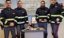 Viaggiavano con un chilo di hashish in auto, arrestato