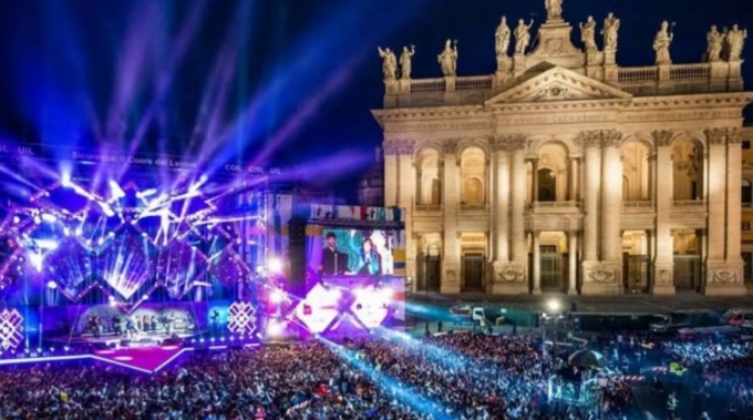 100 mila persone al Corcertone in Piazza San Giovanni