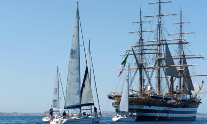 Oggi l'Amerigo Vespucci saluta Ostia