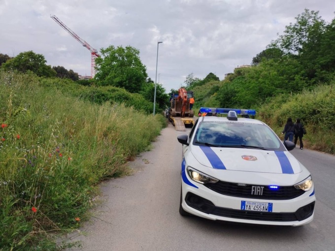 Primavalle, sgomberato insediamento abusivo: recuperata un’area verde di 6mila metri quadrati