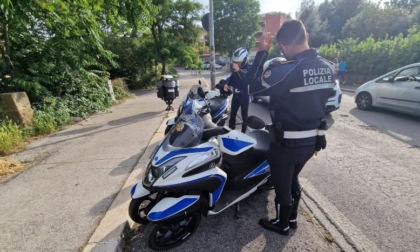 Polizia Locale, pattuglie motomontate impiegate nel controllo del territorio  