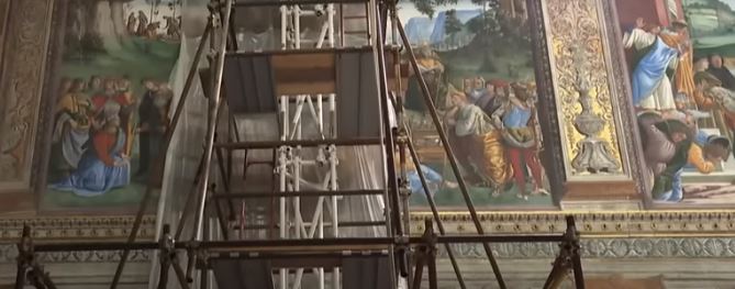 Conclave, i lavori nella Cappella Sistina