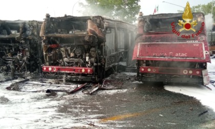 Incendio nel deposito Atac della Magliana, ipotesi dolosa