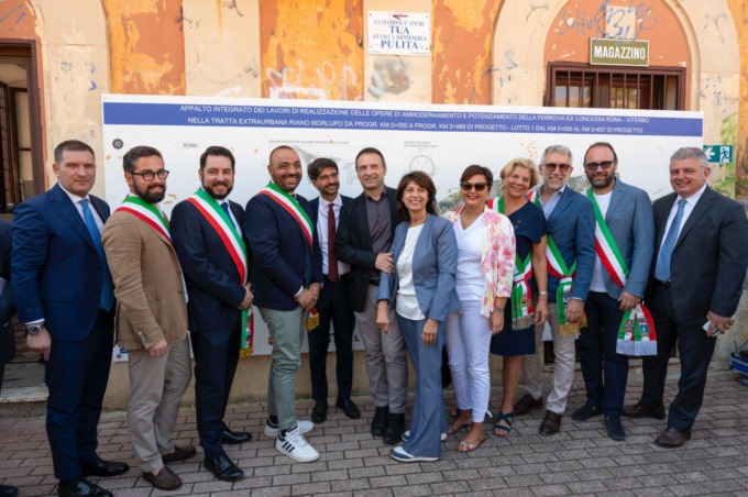 Al via i lavori per il raddoppio della Roma-Viterbo