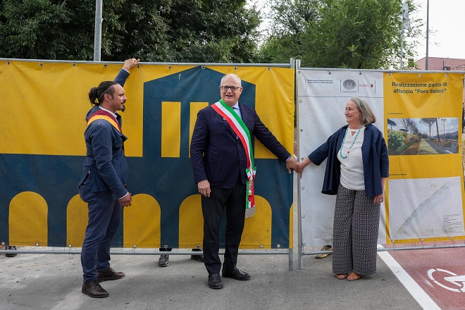 Il nuovo parco d’affaccio “Foro Italico”
