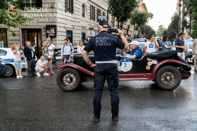 Tappa romana della Mille Miglia