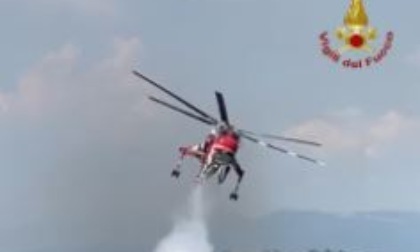 Vasto rogo di vegetazione vicino la Capitale, evacuati i pazienti di una Rsa
