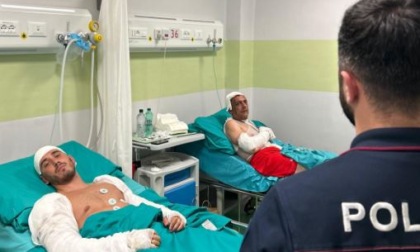 Esplosione al distributore, migliorano i poliziotti feriti