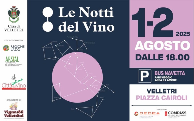 “Le Notti del Vino”: gusto, arte e spettacolo l’1 e 2 agosto in Piazza Cairoli