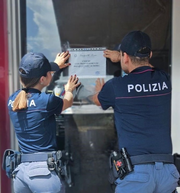 Rissa e pregiudicati nel locale, chiuso un bar di via Prenestina