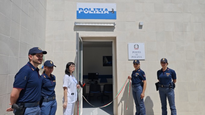 Ospedale San Filippo Neri, inaugurato un nuovo posto di Polizia aperto 24 ore su 24
