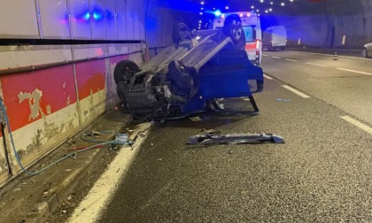 Incidente in galleria, ferita una donna