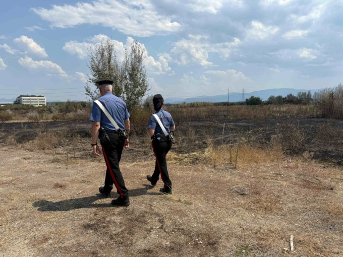 Incendi, denunciato il piromane