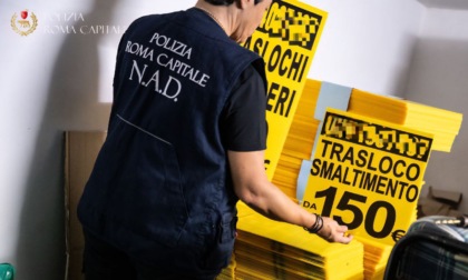 Operazione “yellow trash remove”  della polizia locale su traffico illecito di rifiuti