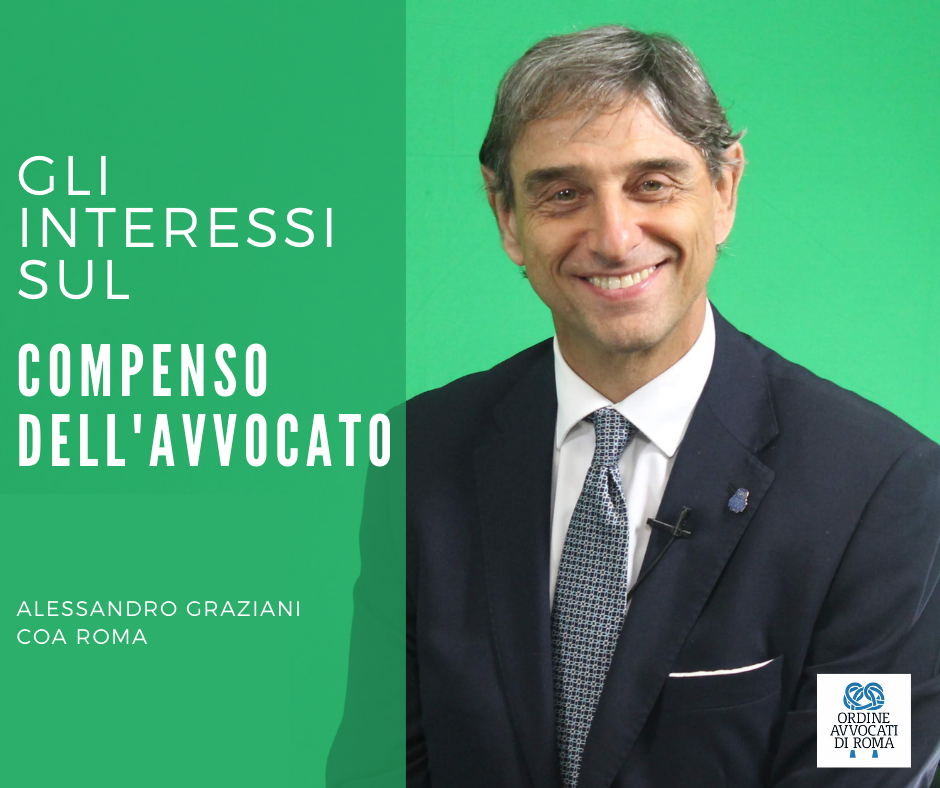 Alessandro Graziani nuovo presidente dell’Ordine degli Avvocati di Roma