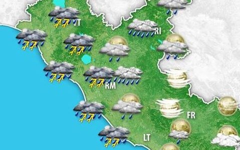 Maltempo, oggi allerta arancione nella Capitale