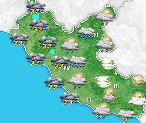 Maltempo, oggi allerta arancione nella Capitale