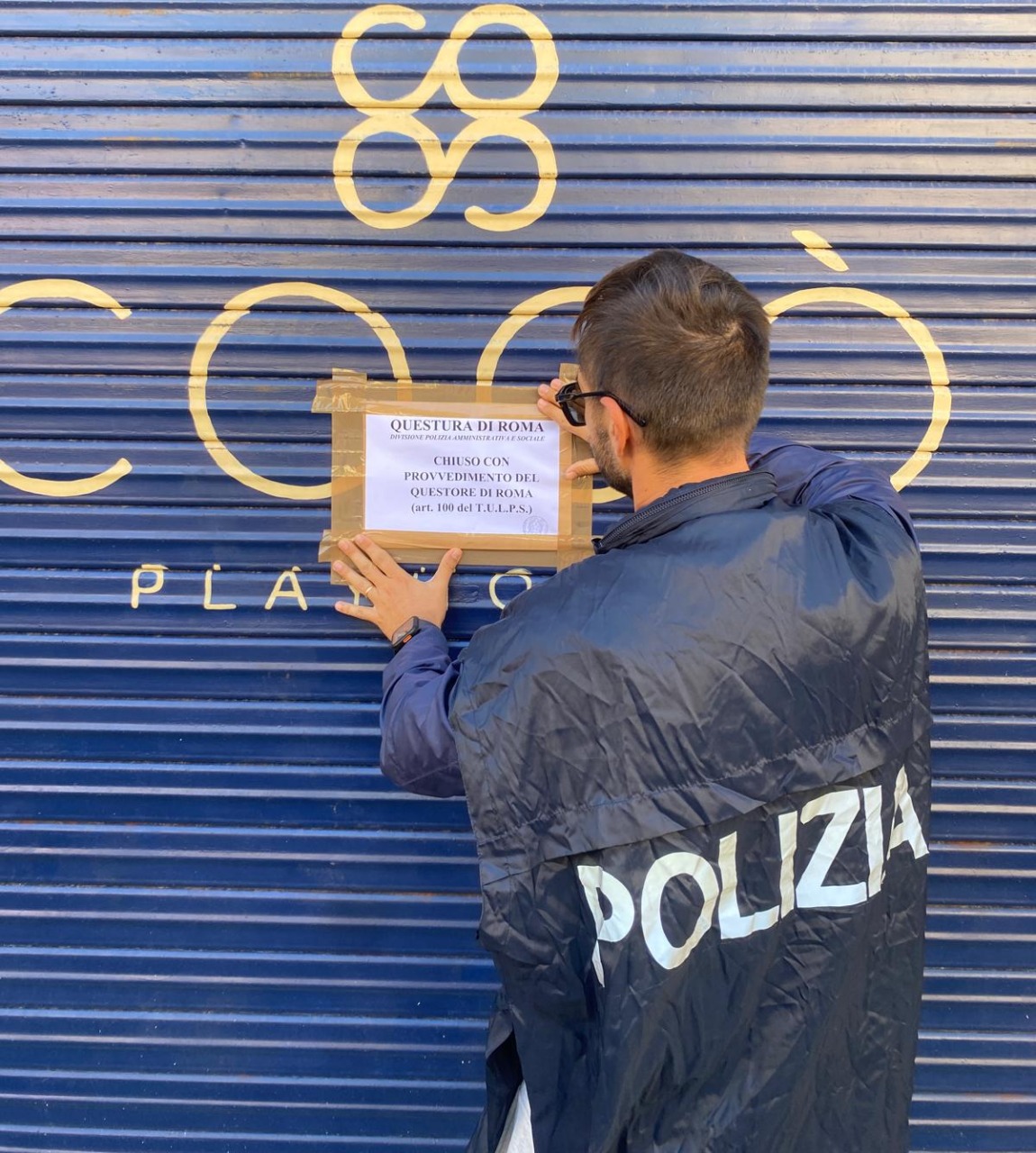 Rissa e danneggiamento, chiuso locale