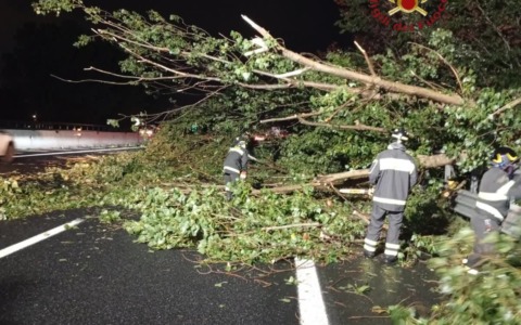 Maltempo, oltre 100 interventi dei Vigili del Fuoco
