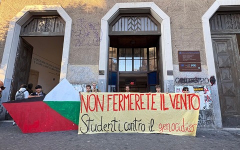 Ritorno a scuola, protesta della Rete degli Studenti Medi Lazio in tutta la regione
