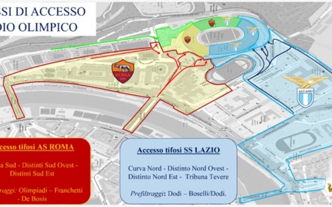 Derby, imponente servizio di sicurezza: droni ed elicotteri in volo