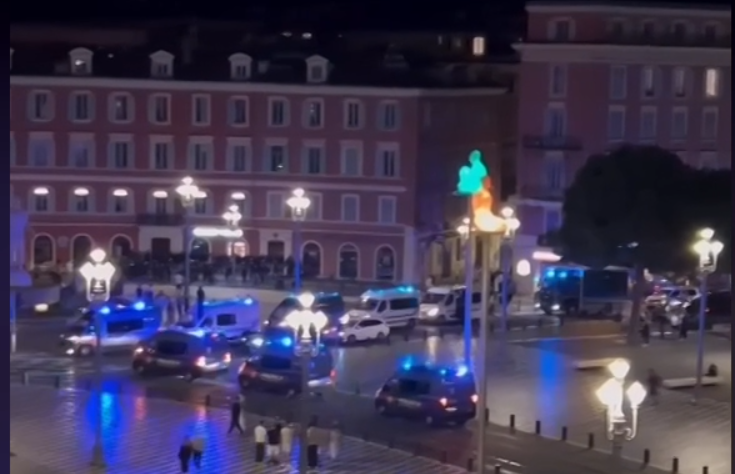 Momenti di tensione a Nizza, fermati 102 tifosi giallorossi