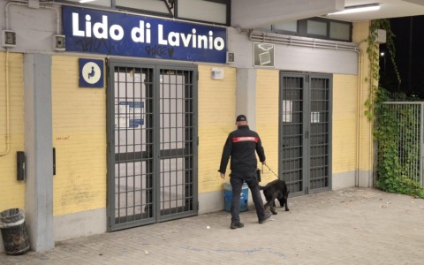 Blitz dei carabinieri a Lavinio. Coltelli, droga e auto sequestrata