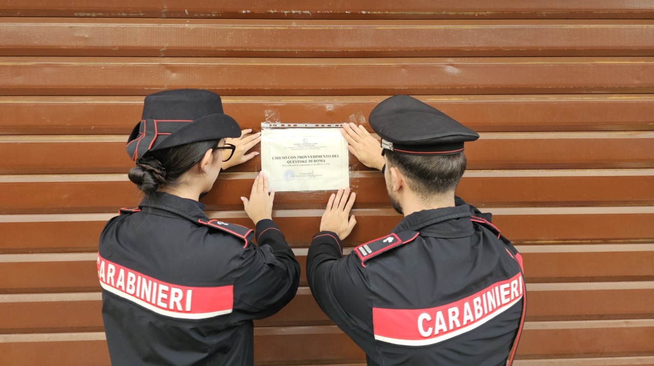 Chiuso un bar per 30 giorni
