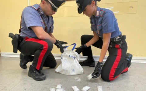 Droga nascosta nella busta della spesa, casalinga arrestata