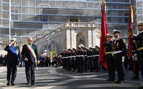 I 155 anni di Polizia Locale, festa in Piazza del Campidoglio