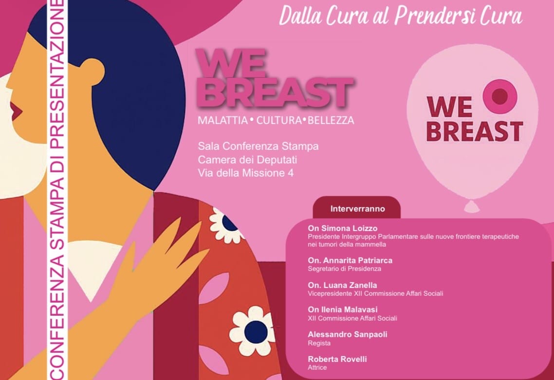 “We Breast”, alla Camera un evento tra scienza, arte e testimonianze per la lotta al tumore al seno