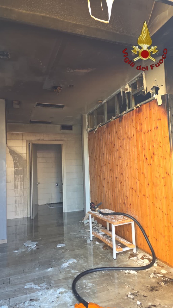 Fiamme nella sauna dell’Hotel Hilton