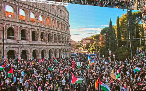 Disordini dopo la manifestazione, due arresti