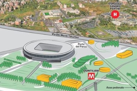 Nuovo stadio della Roma, depositata relazione agronomica