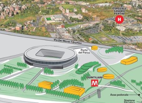 Stadio della Roma, riunione in Campidoglio: obiettivo progetto definitivo entro fine anno