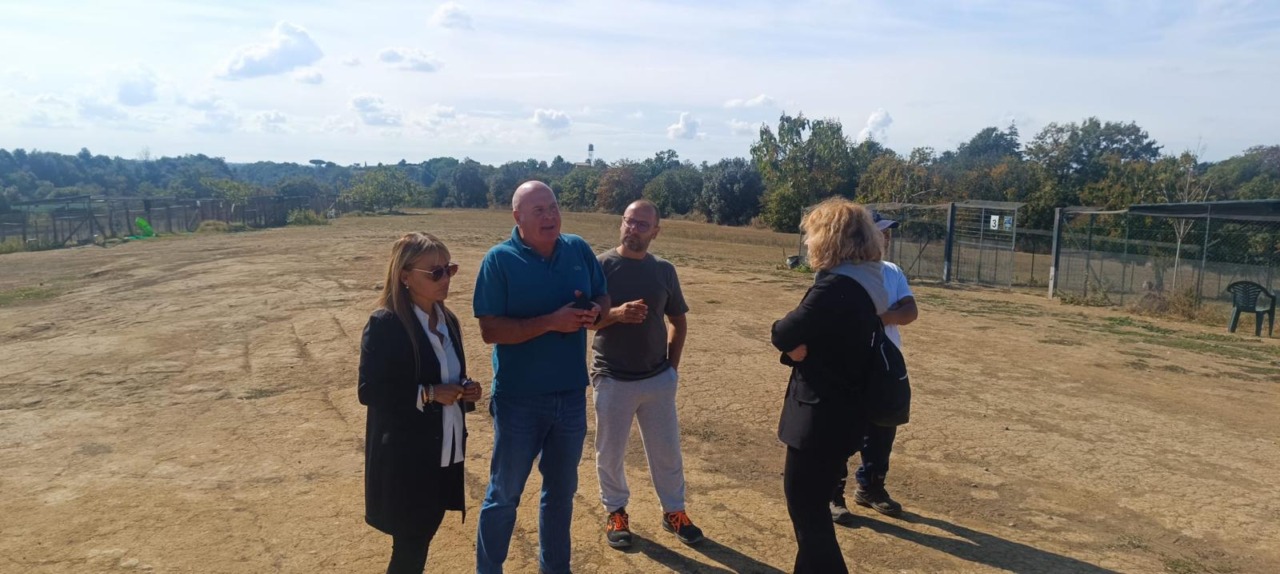 L’Assessore Monica Picca visita il Canile di Valle grande