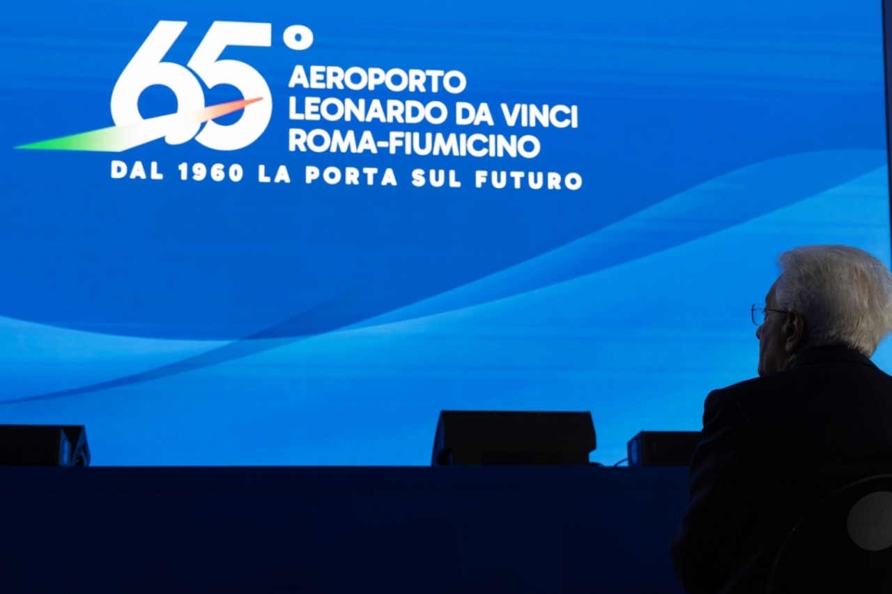 Cerimonia per i 65 anni dell’aeroporto Leonardo da Vinci