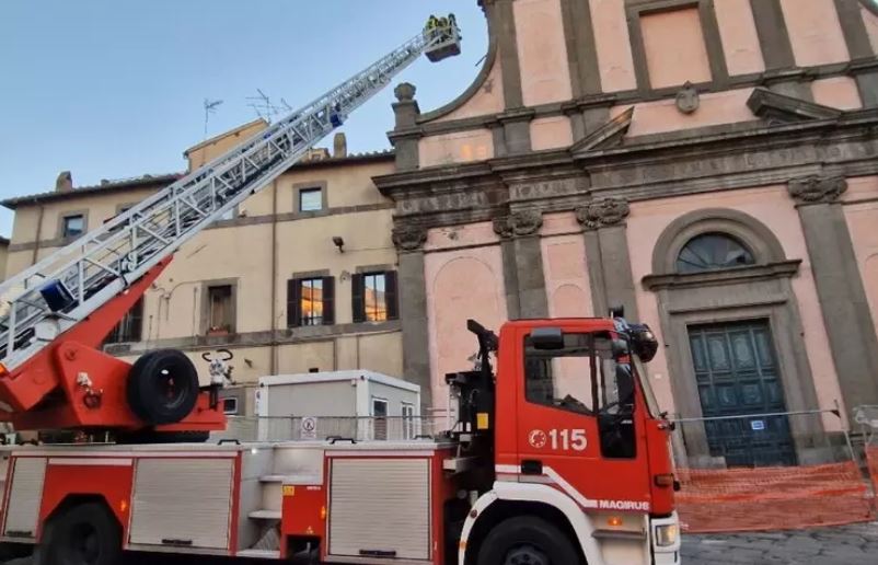 Crollo all’ex tribunale, palazzo in ristrutturazione