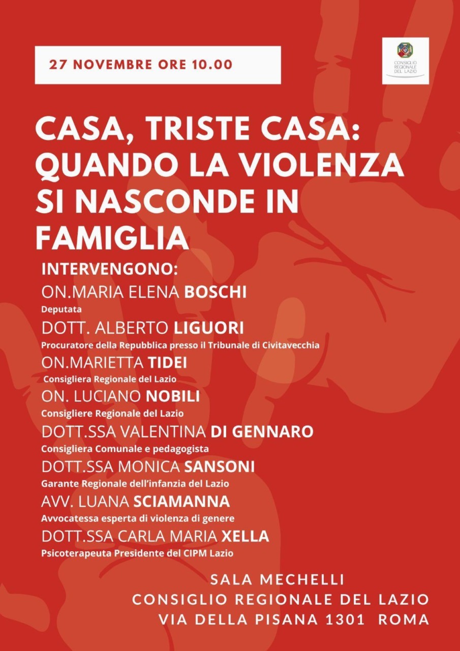“Casa, triste casa: quando la violenza di genere si nasconde in famiglia”, il convegno