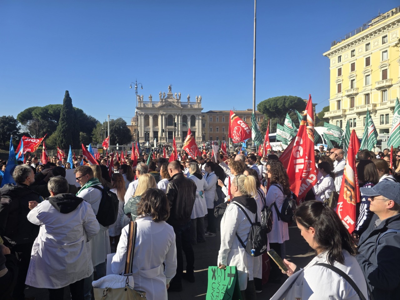 Lo sciopero delle Farmacie private, mobilitazione nella Capitale