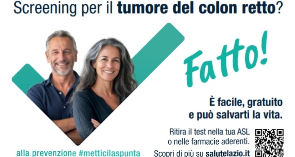 Parte la campagna straordinaria per la diagnosi precoce del tumore del colon retto