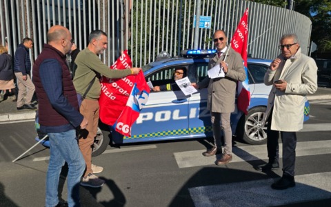 Polizia stradale, la Cgil scende in piazza