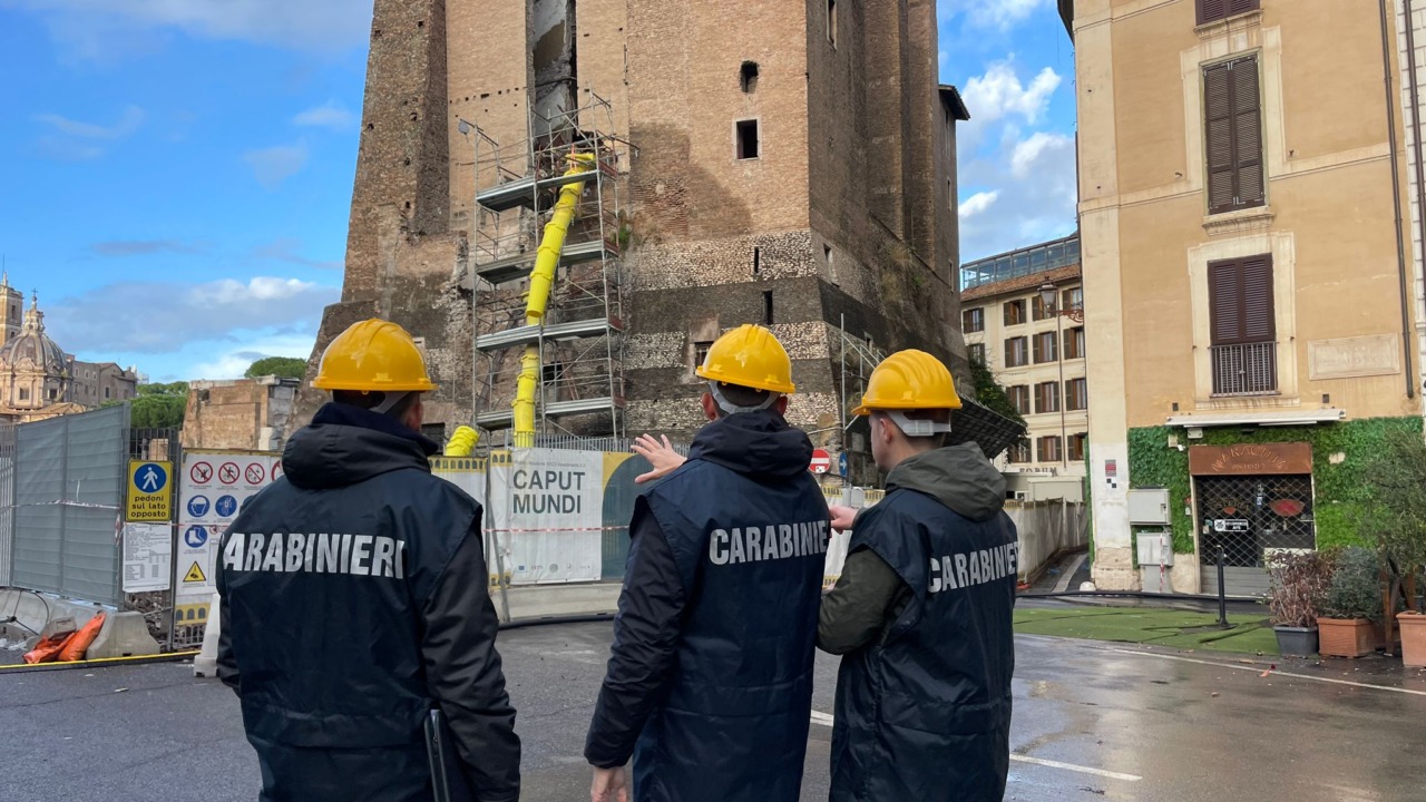 Al via i lavori per mettere in sicurezza la Torre dei Conti