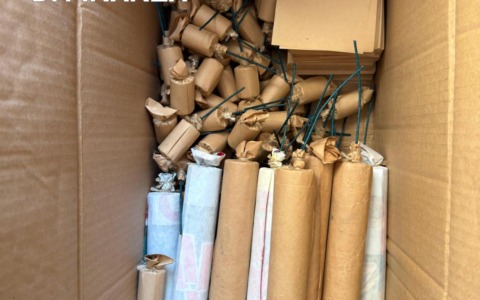 Maxi sequestro di fuochi d’artificio illegali