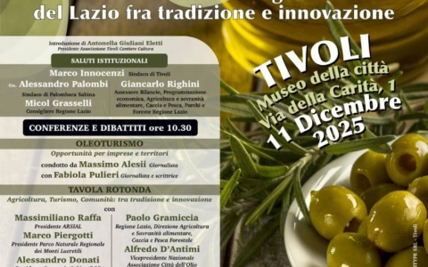 Una giornata dedicata all’oleoturismo e ai sapori del Lazio